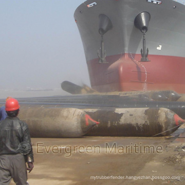 Evergreen Maritime Floating Rubber Rollers Bags, Heavy Lift Airbags for Ship, Dredgers, Tugboat, Fishing Boat Marine Launching